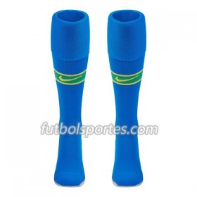 Brasil Mundial 2018 Calcetines de Fútbol 2ª Azul